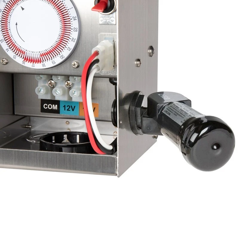 DiodeDrive® 75W Low Voltage Stainless Steel Transformer With Timer - Multi-Tap 12V / 15V Output - Image 5