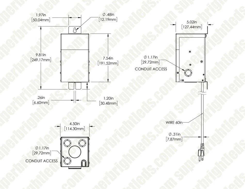 LED Landscape Lighting Kit - 4 Cone Shade Path Lights - 6 Spotlights - Stainless Steel Transformer - 4000K - Image 13