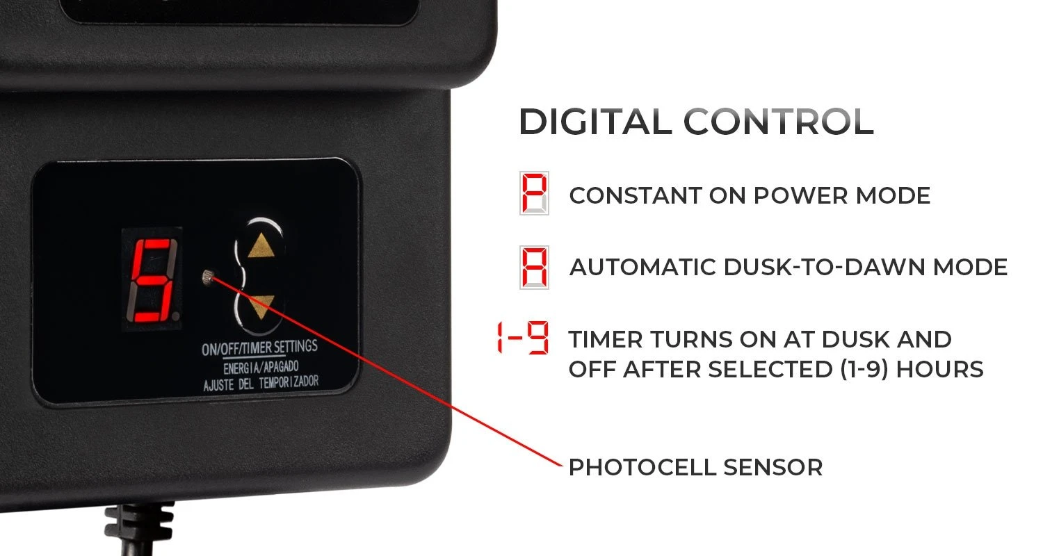 60W Low-Voltage Landscape Lighting Transformer - DiodeDrive Series® - Integrated Photocell And Timer - LVT-60W-12VAC - Image 5