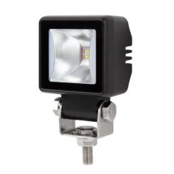 2.5” Square Mini LED Pod Light - Flood Beam - Amber Accent - 1,850 Lumens - 6500K - Single / 2-Pack