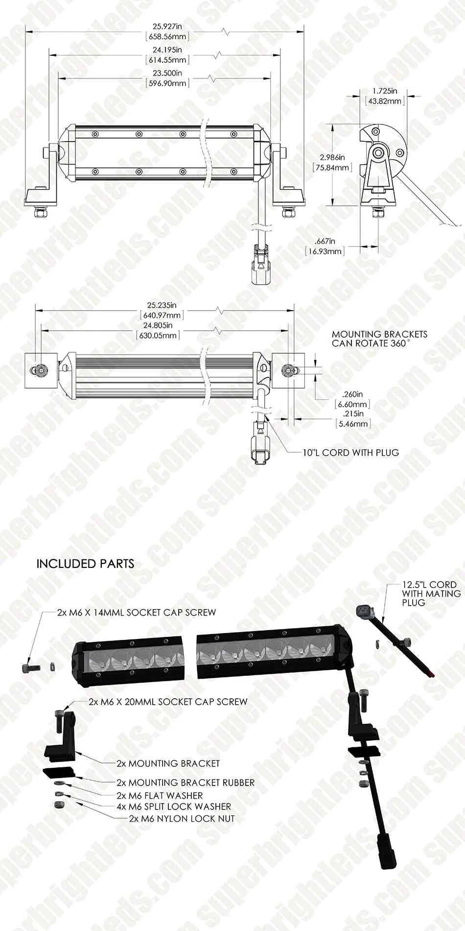 24" Hyper Series Compact Off-Road LED Light Bar - 63W - 4,720 Lumens - Image 14