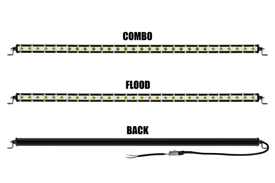 30" Slim Series Off-Road LED Light Bars - 90W - 8,200 Lumens - Combo Beam - Image 3