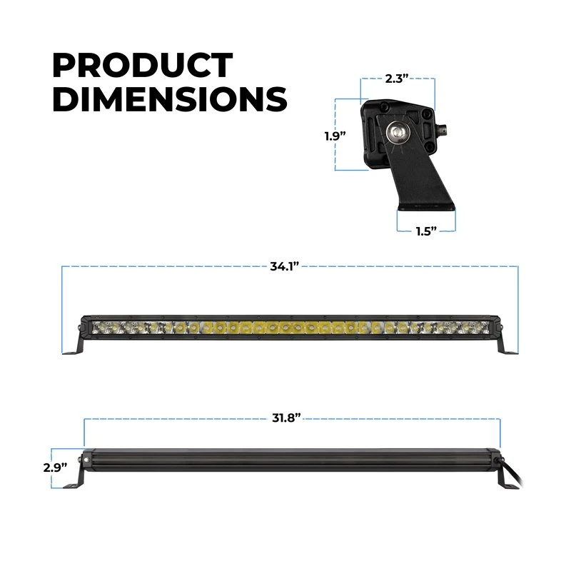 30" Ultra Series LED Light Bar - Combination Beam - 85W - 12,250 Lumens - Image 2