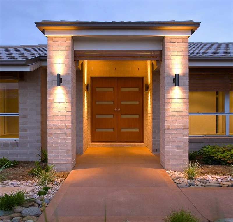 Up / Down Wall Sconce - 11" Black Round Cylinder LED Wall Light - 1400 Lumens - 3000K - Image 6