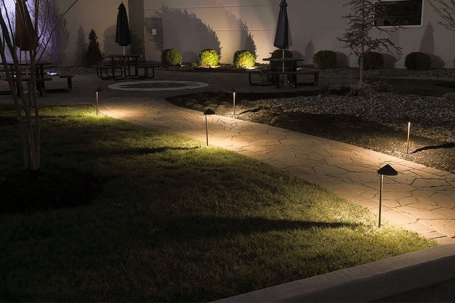 Landscape LED Path Lights With Offset Cone Shade - 3 Watt - Image 8