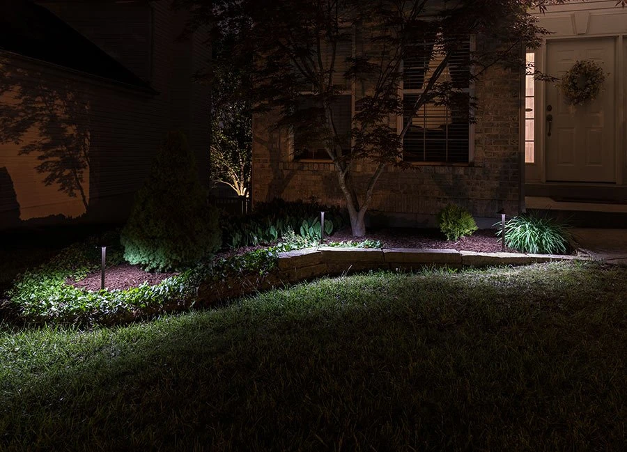 LED Landscape Lighting Kit - 6 Spotlights - 4 Cone Shade Path Lights - Stainless Steel Transformer - Natural White - Image 8