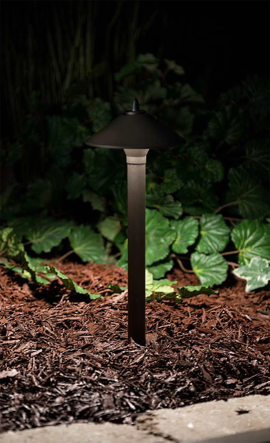 LED Landscape Lighting Kit - 6 Cone Shade Path Lights - Low Voltage Transformer - Image 7