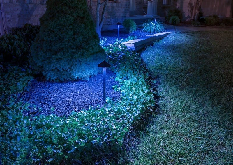 Landscape LED Ready Cone Shade Path Light - Optional G4 RGBW Smart Bulb - Alexa / Google Assistant / Wi-Fi Compatible / Bluetooth Controller - Image 7