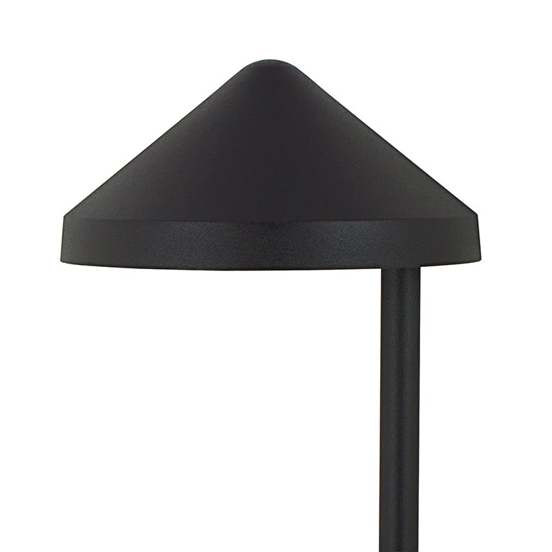 Landscape LED Path Lights With Offset Cone Shade - 3 Watt