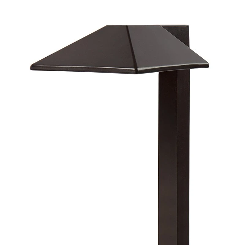 Landscape LED Path Lights With Offset 5" Square Light Head - 1 Watt