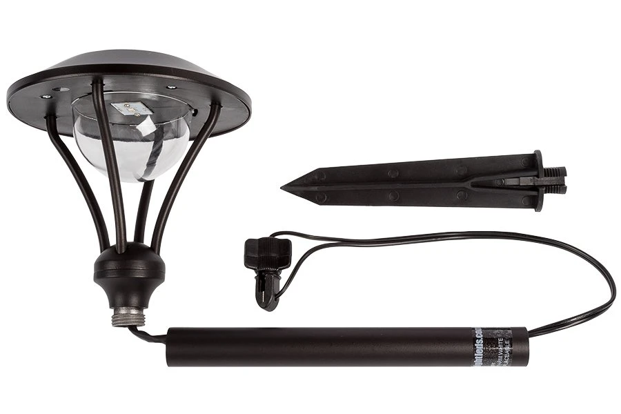 LED Landscape Lighting Expansion Kit - 4 Mini Post Top Path Lights - Warm White - Image 3