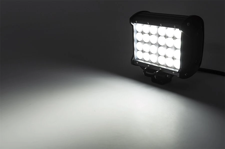 6.5" Titan Series Quad-Row Off-Road LED Light Bar - 72W Flood Light- 6,500 Lumens - Flood Beam - Image 7
