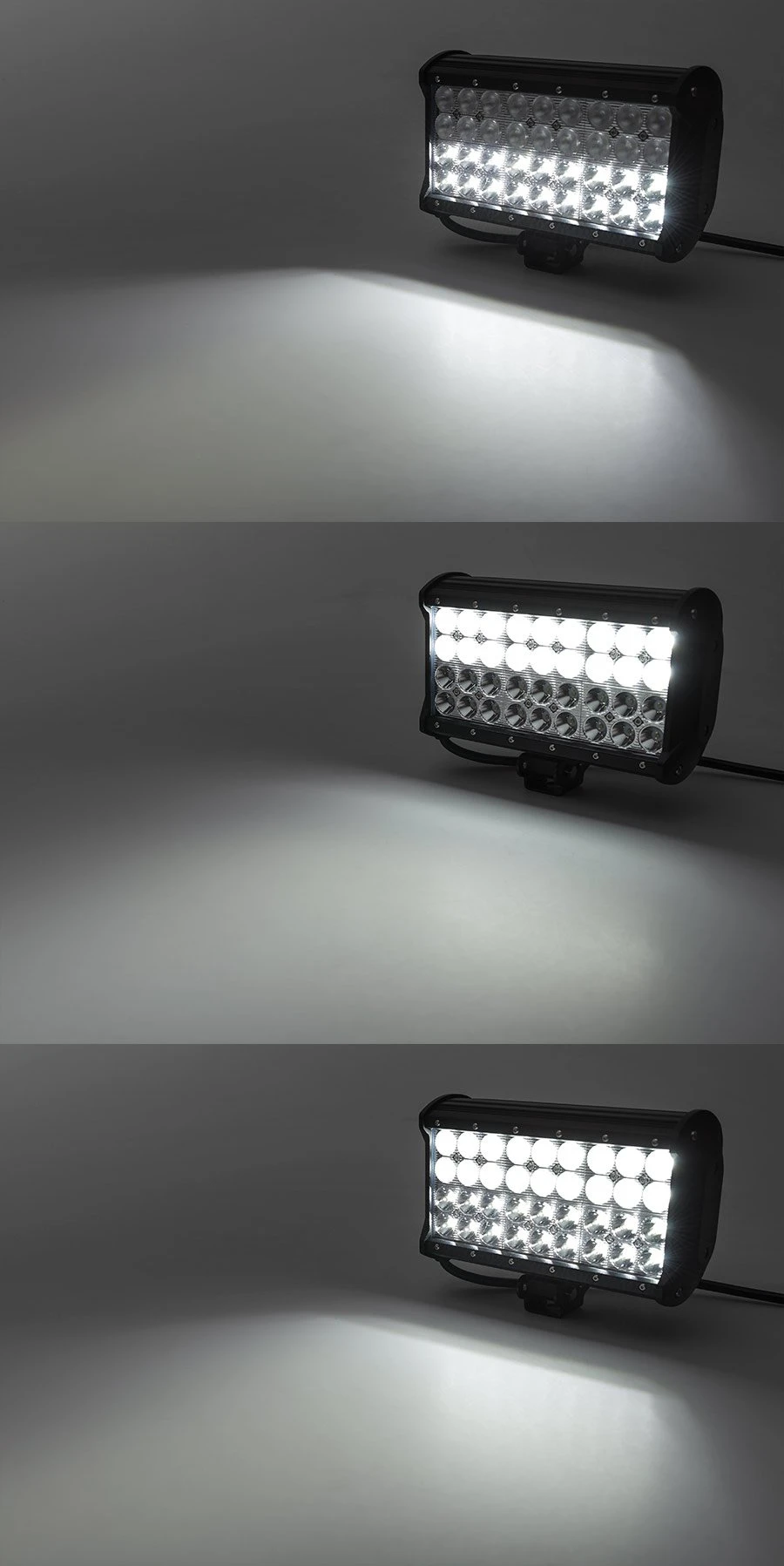 9" Titan Series Quad-Row Off-Road LED Light Bar With Multi Beam Technology - 108W Quad Row - 9,600 Lumens - Multi Beam - Image 8