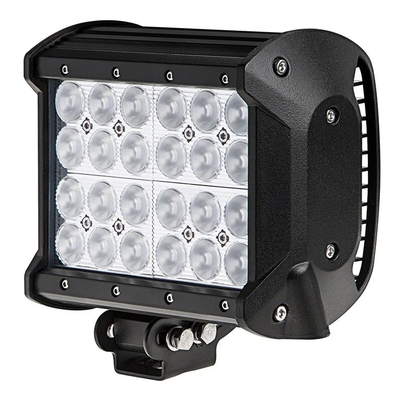 6.5" Titan Series Quad-Row Off-Road LED Light Bar - 72W Flood Light- 6,500 Lumens - Flood Beam - Image 2