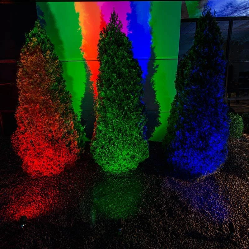 5 Watt Landscape LED Spotlight With Mounting Spike - 25 Watt Equivalent - 250 Lumens - Blue - Black Housing - Image 12