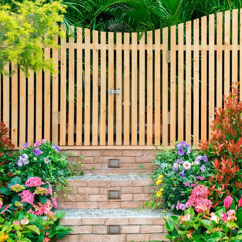 2W Low Voltage Brass Landscape LED Step Light - Thin Louvered Faceplate - 12V - 3000K - Image 5