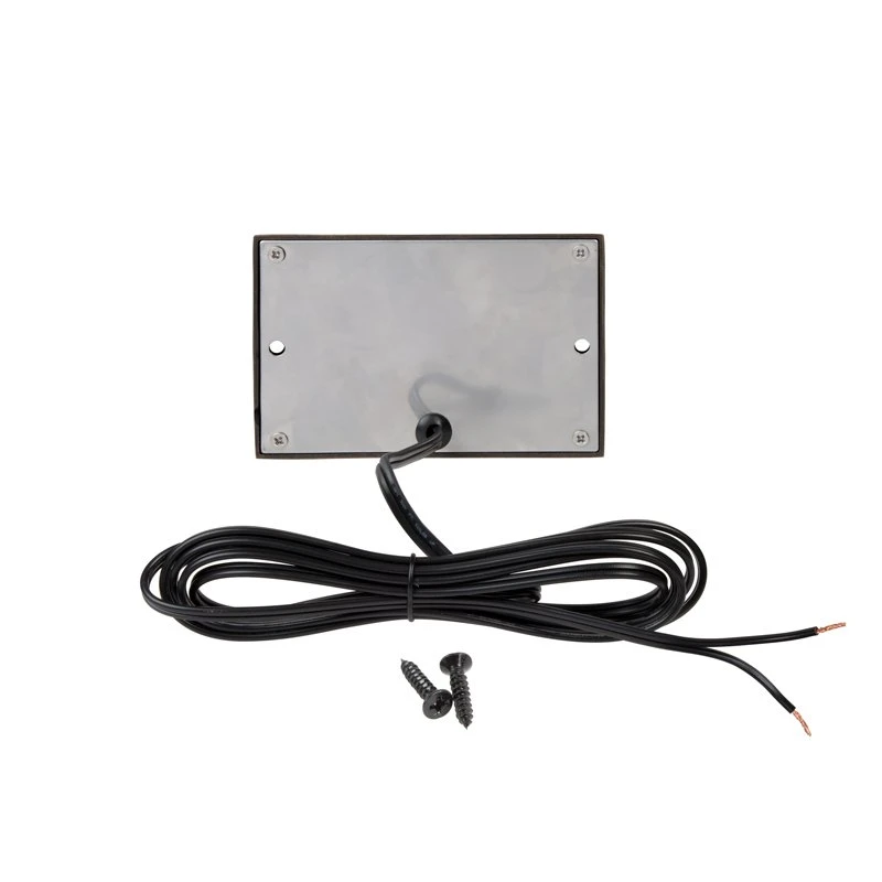 2W Low Voltage Brass Landscape LED Step Light - Thin Louvered Faceplate - 12V - 3000K - Image 3