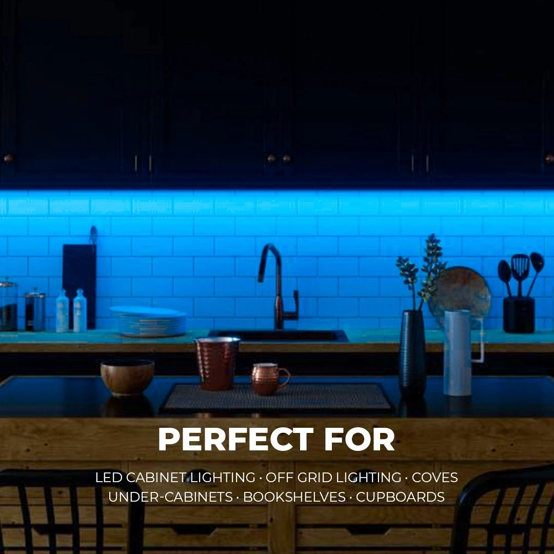 RGB LED Strip Light Kit - 5m Color-Changing LED Tape Light - 24V - Alexa / Google Assistant / Compatible Wi-Fi / Bluetooth Controller - Image 6