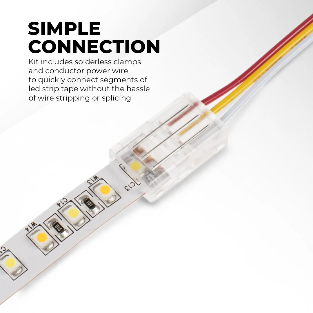 Tunable White LED Strip Light Kit - White LED Tape Light - 5m - Bluetooth Smartphone App Controlled - Image 6