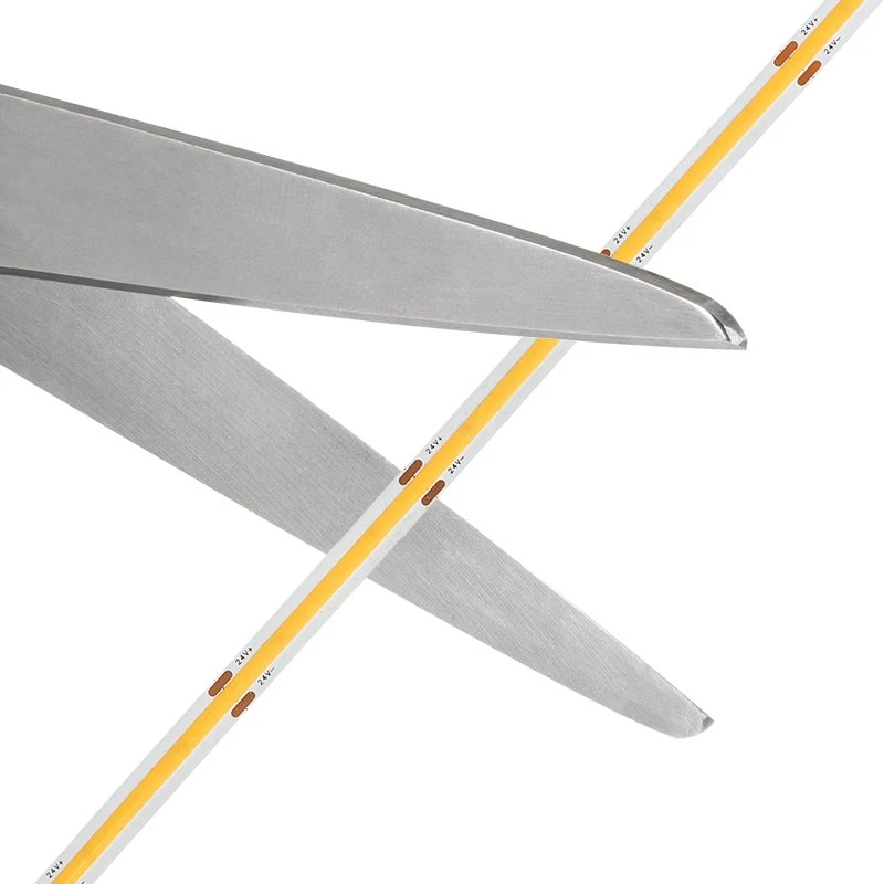 5m White COB LED Strip Light - COB Series LED Tape Light - 244 Lm/ft - IP20 - 24V - 5000K - Image 3