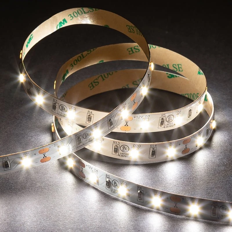 5m White LED Strip Light - HighLight Series Tape Light - High CRI - 12V/24V - IP20 - Warm White 3500K - 196.9in (16.40ft) - Image 2