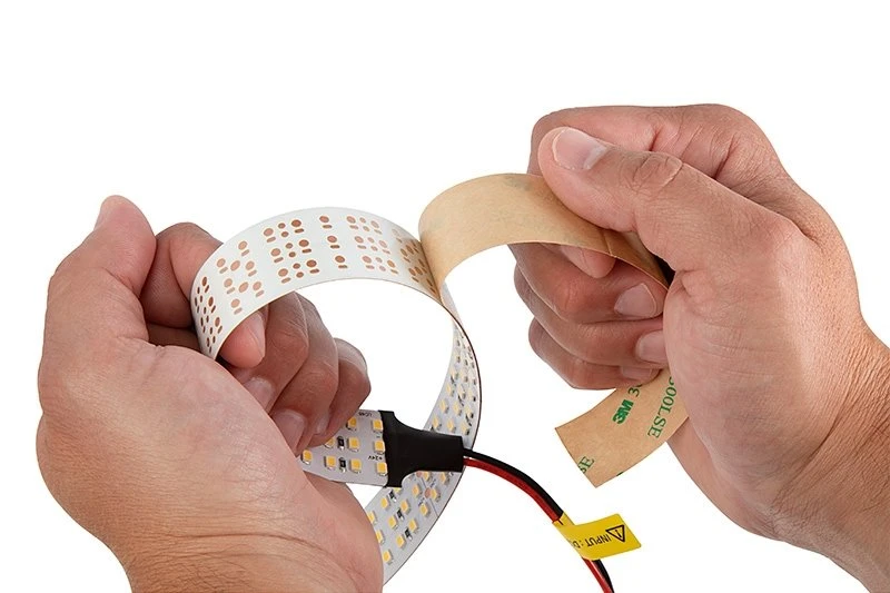 5m White LED Strip Light - Highlight Series Tape Light - Triple Row - 24V - IP20 - 1158 Lm/ft - Cool White 5000K - 196.9in (16.40ft) - Image 4