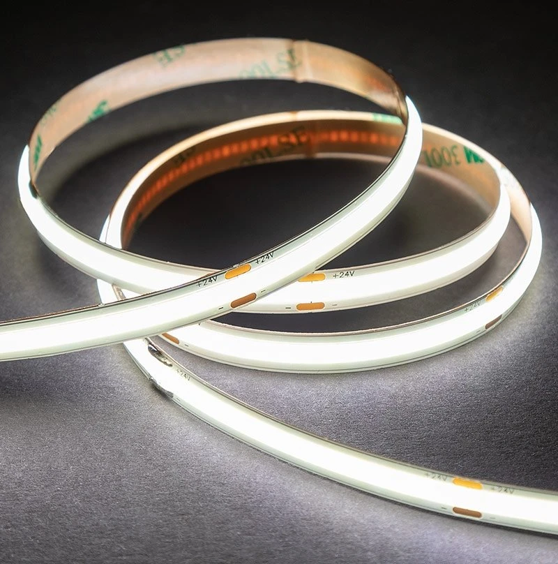5m White COB LED Strip Light - COB Series LED Tape Light - High CRI - 24V - IP20 - Image 5