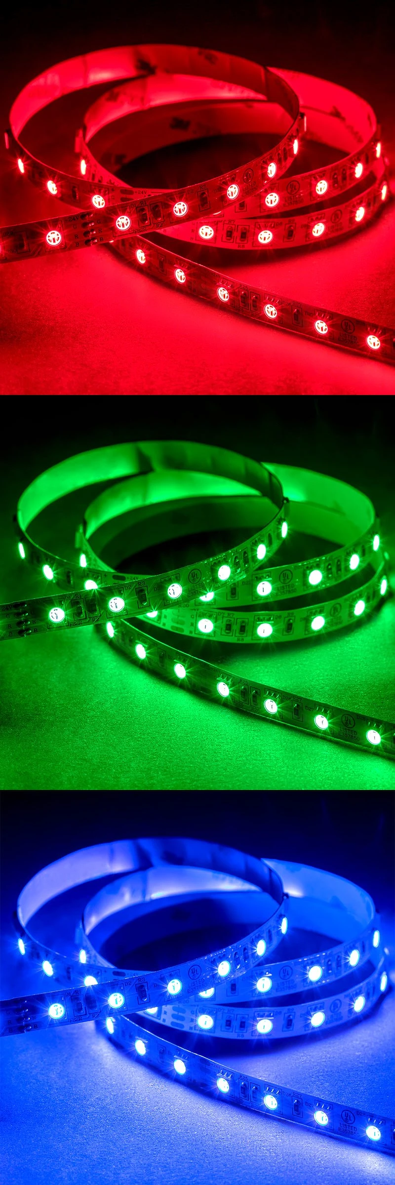 30m RGB LED Strip Light - Color-Changing LED Tape Light - 24V - IP20 - RGB - 1181.4in (98.40ft) - Image 3
