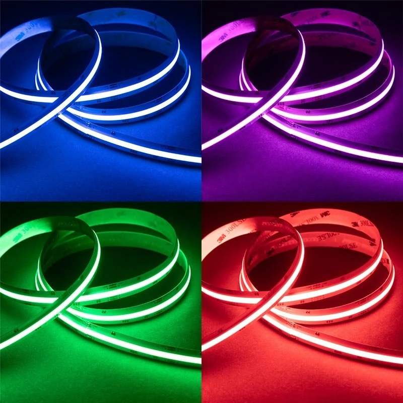 5m RGB COB LED Strip Light - COB Series LED Tape Light - 24V - IP20 - Image 6