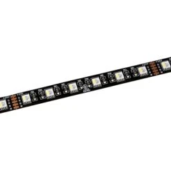 5m Black PCB RGBW LED Strip Light - 5050 Color-Changing LED Tape Light - 24V - IP20