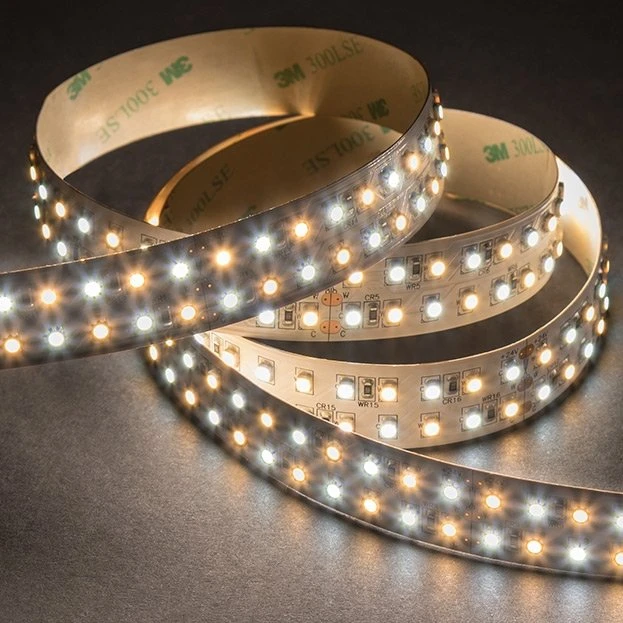 5m Tunable White LED Strip Light - LED Tape Light - Dual-Row - 24V - IP20 - Tunable White - 196.9in (16.40ft) - Image 6