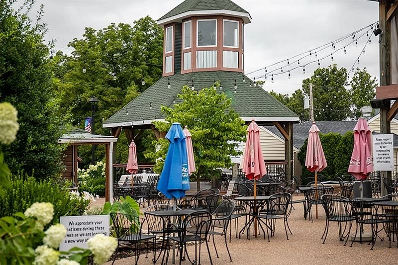 23' Outdoor Patio String Lights With 10 LED Filament Bulbs - Suspended Sockets - 2200K/2700K - Image 7