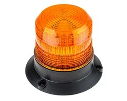 4-3/4" Amber LED Strobe Light Beacon - Double Flash Pattern - Amber - Image 10