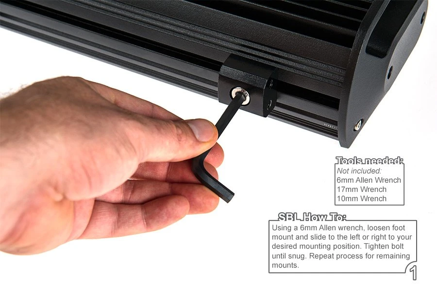 6.5" Titan Series Quad-Row Off-Road LED Light Bar - 72W Flood Light- 6,500 Lumens - Flood Beam - Image 6