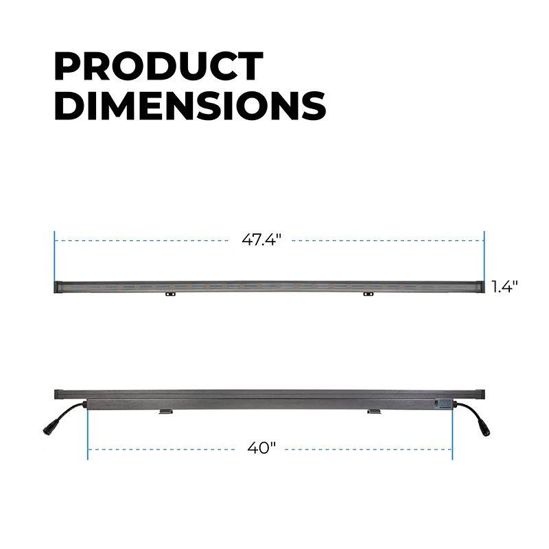48" Linear LED Wall Washer - 20-Watt - Up To 1,600 Lumens - 120-277 VAC - 3000K / 5000K - Image 2