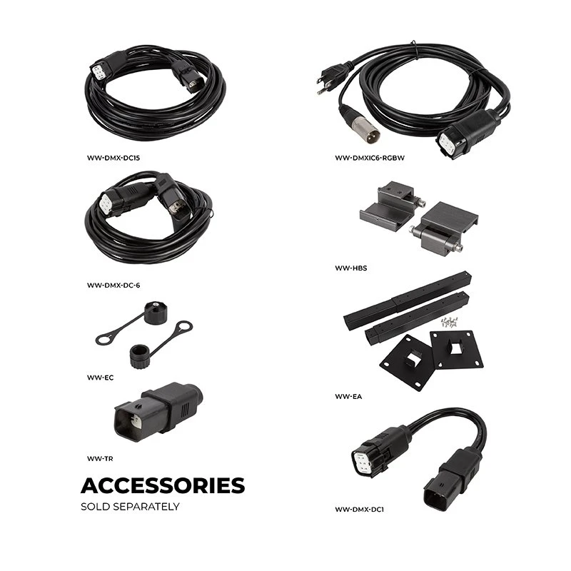 48" RGBW Linear LED Wall Washer - 25-Watt - DMX512 Compatible - 120-277 VAC - Image 5