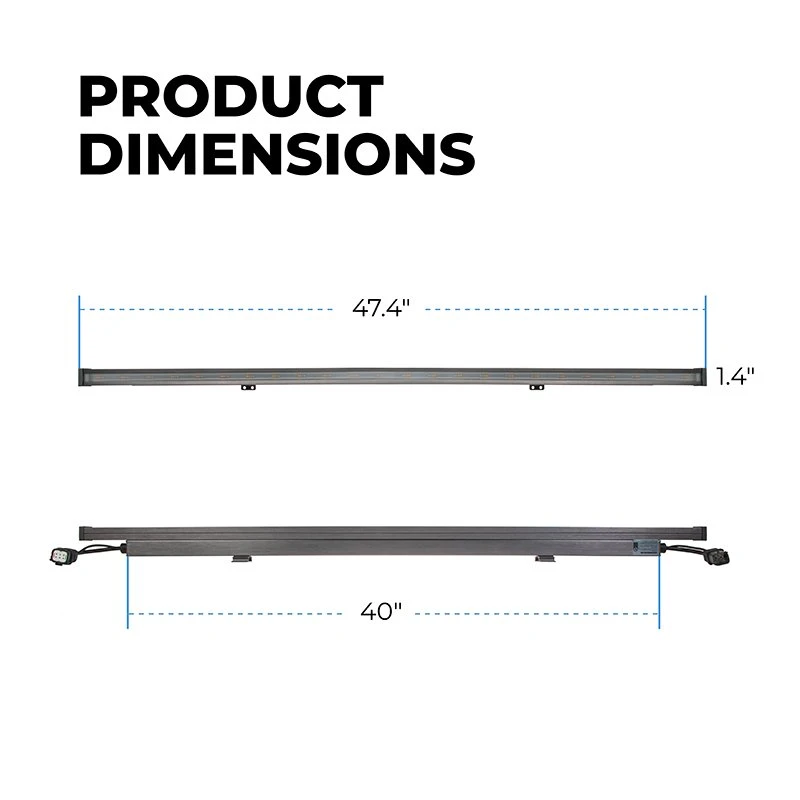 48" RGBW Linear LED Wall Washer - 25-Watt - DMX512 Compatible - 120-277 VAC - Image 2